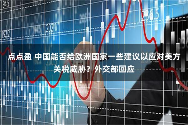 点点盈 中国能否给欧洲国家一些建议以应对美方关税威胁？外交部回应